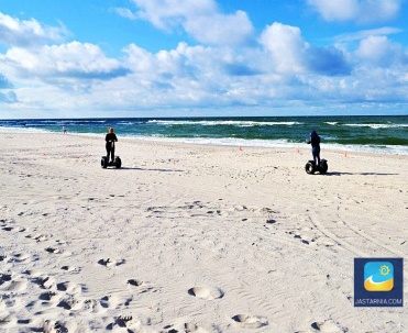 Segway na plaży